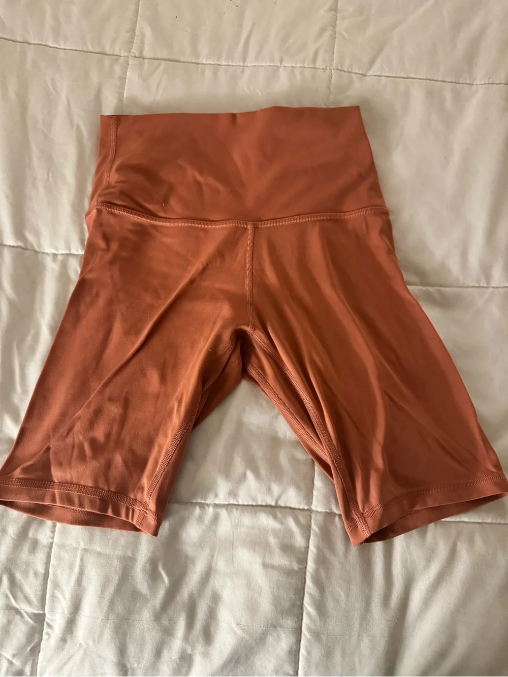 lululemon athletica High-Rise Burnt Orange Bike Shorts